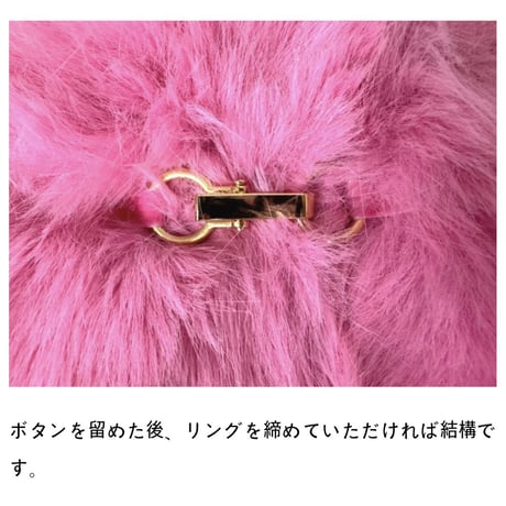 【入荷確定】brillant...Liberty Fur Dress brown