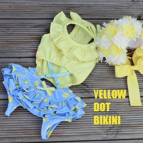 【予約】HAPPYJJANGGU♪  yellow dot Bikini