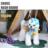 【予約】HAPPYJJANGGU♪Cross Rashguard【dot yellow】