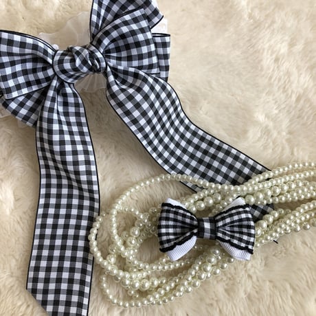 【受注制作】check  original choker
