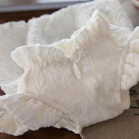 【即納】white lace one-piece