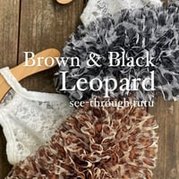 【即納】chicodicha ... Leopard White see through tutu