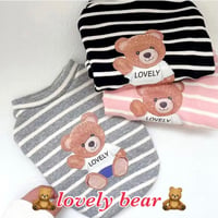 【即納】くま🧸ボーダートップス 3color♪