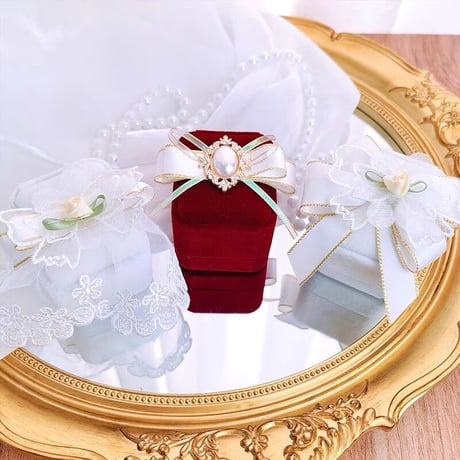 【即納】wedding ring box