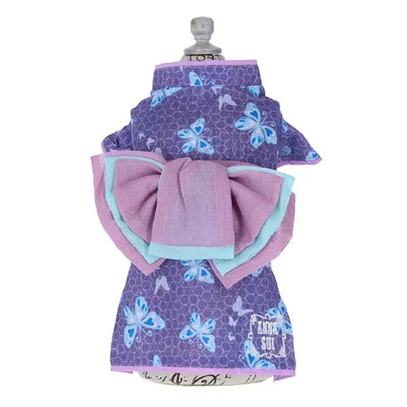 ANNA SUI アナスイ　浴衣　下駄　セット　廃盤品　ゆかた　ピンク　ホワイト 即日発送！】くすみピンクスウィート浴衣 【浴衣3点セット 浴衣/帯