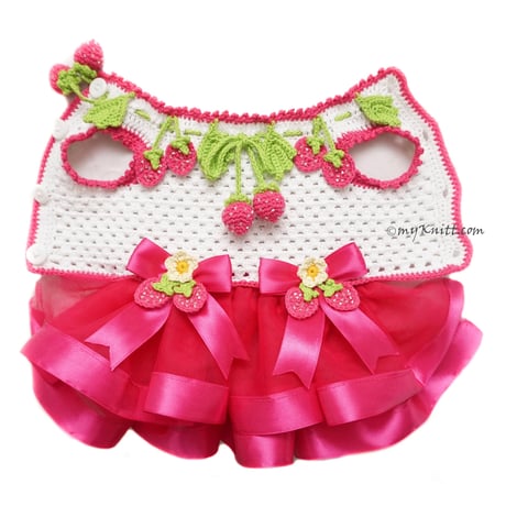 【予約】Strawberry Dress Crochet