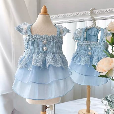 【即納】k&z...iceblue fairy dress