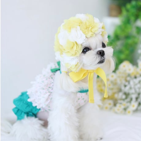 【予約】HAPPYJJANGGU♪ Joyful Cross Bikini Small Flower