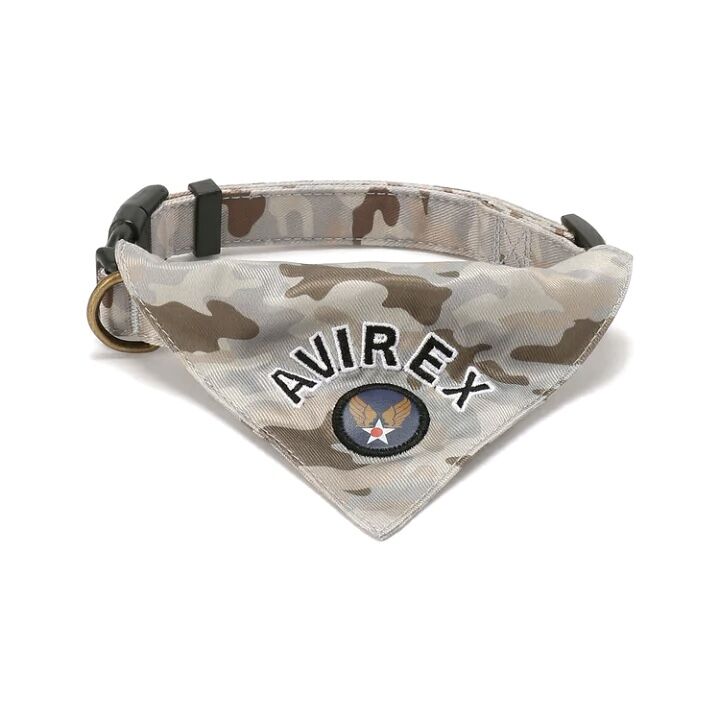即納】AVIREX（アヴィレックス）カラースカーフ付き首輪 | un seul