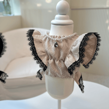 【即納】Raffine Mong ... Beige Swan Tops