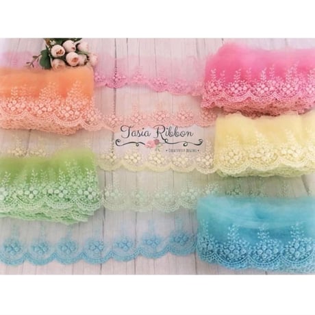 【予約】Lace×Teddy Heart balloon Dress Crochet