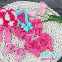【予約】HAPPYJJANGGU♪ ribbon Bikini【Cherry pink】
