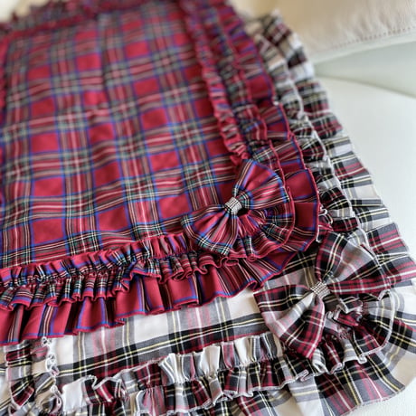 【即納】original  tartan check café mat  スクエア型(長方形)