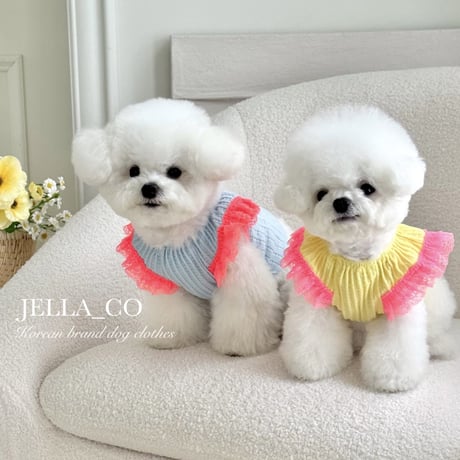 【即納】JELLA CO...Neon color frill T-shirt