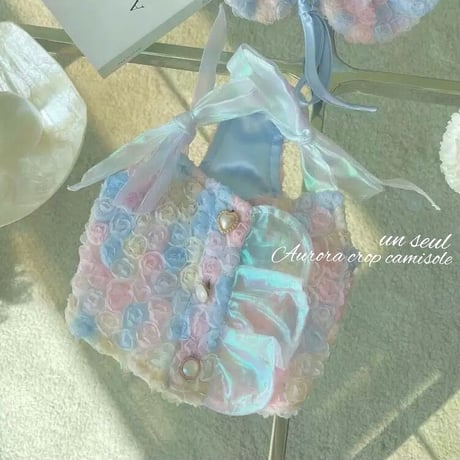 【即納】Aurora crop cami