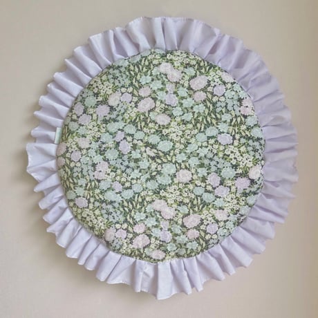 【予約】Raffine Mong ... Liberty Flower Round Cushion
