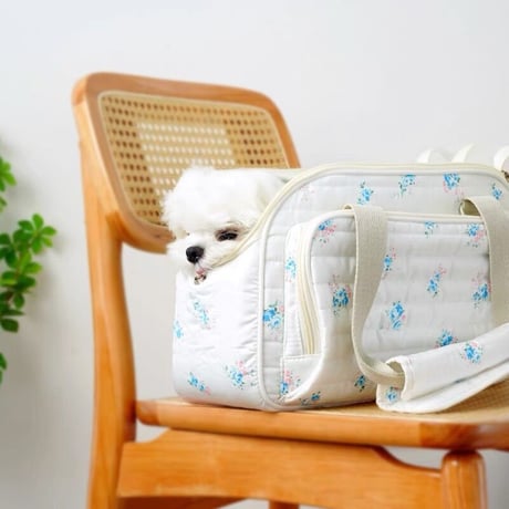 【即納】小花柄キルティングキャリーバッグ♡