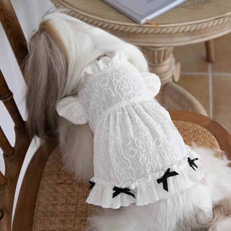 【即納】white lace one-piece