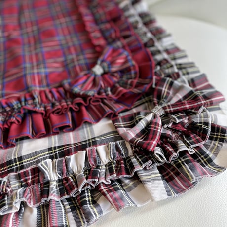 【即納】original  tartan check café mat  スクエア型(長方形)