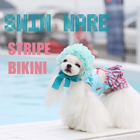 【予約】HAPPYJJANGGU♪ stripe Bikini