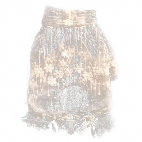 【即納】lace×ribbon tops