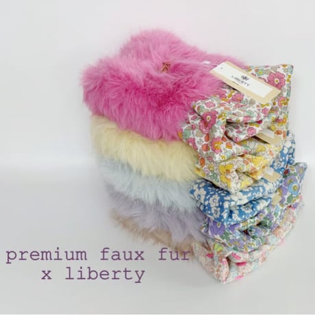 【入荷確定】brillant...Liberty Fur Dress brown
