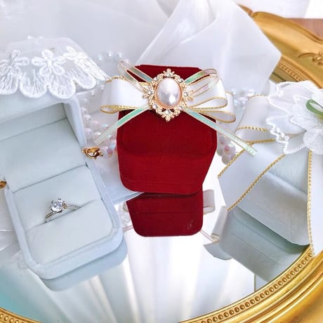 【即納】wedding ring box