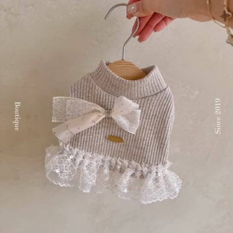 【予約】Raffine Mong ... Shine Beige Gold Top