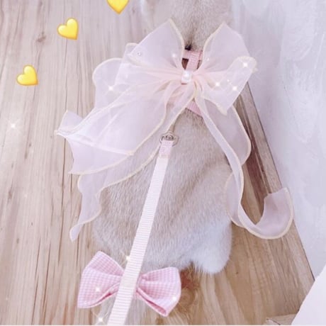 【即納】big ribbon elegant♡ハーネス＆リードset