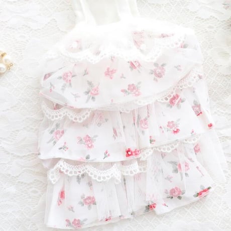 【即納】Rose lovely one-piece♪