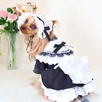 【即納】ヘッドドレス付♡lovelyメイド服