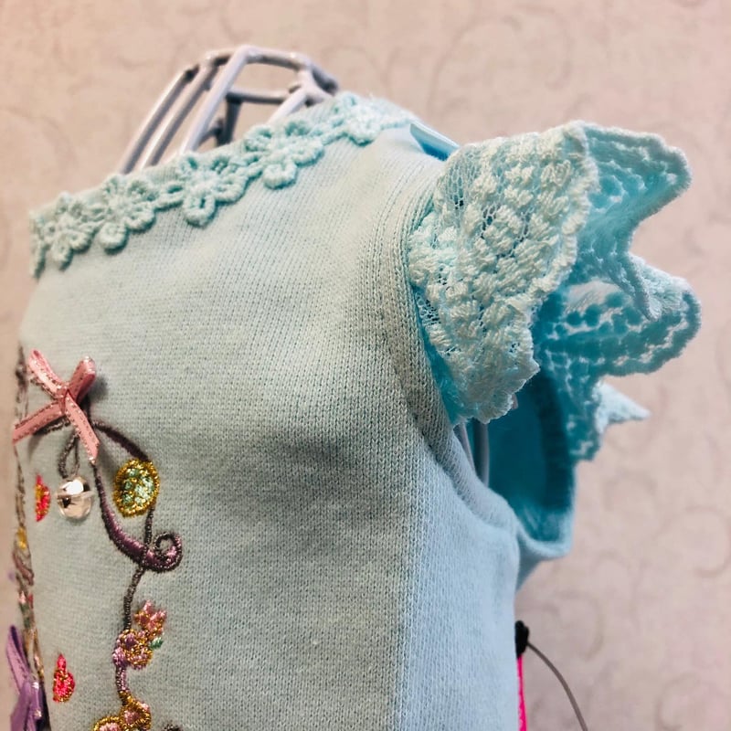 即納】mezzo piano♪ ビッグケーキ刺繍♡ | un seul dog's STORE