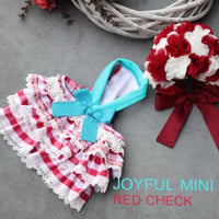 【予約】HAPPYJJANGGU♪ Joyful Mini Red Check