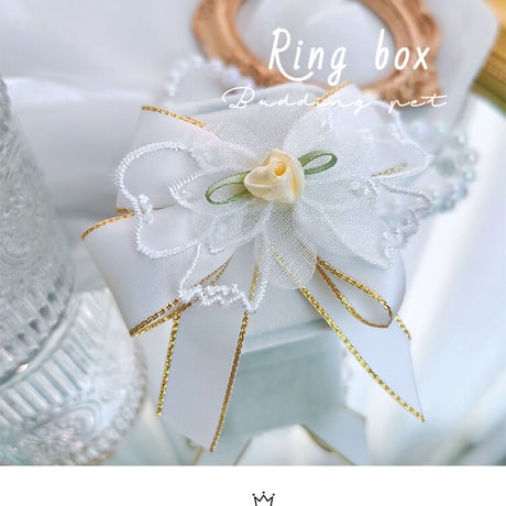 【即納】wedding ring box