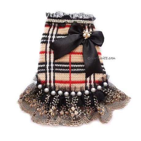 【予約】 Burberry Check Dress Crochet