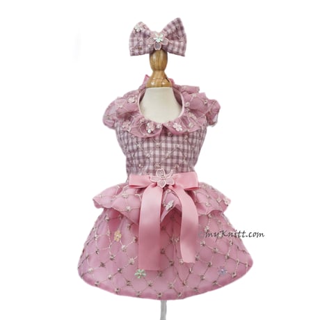 【予約】Myknitt...Madeline Royal Dress