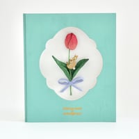 【 お花畑をつかまえて 】刺繍ジオラマアート