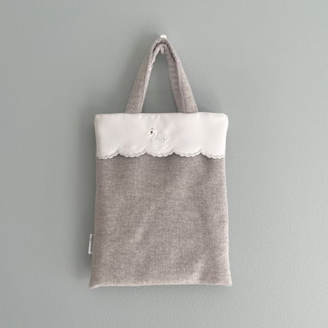 MYbroderie 完売商品scallop wool totebag MYbroderie
