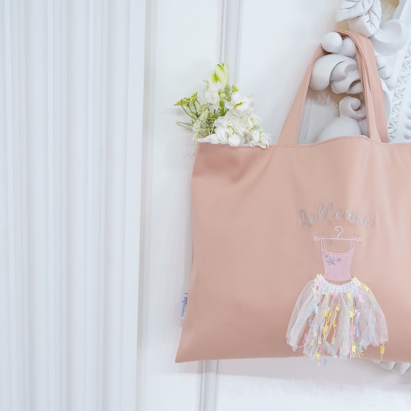 バレリーナレッスンバッグ -pink- | MYbroderie