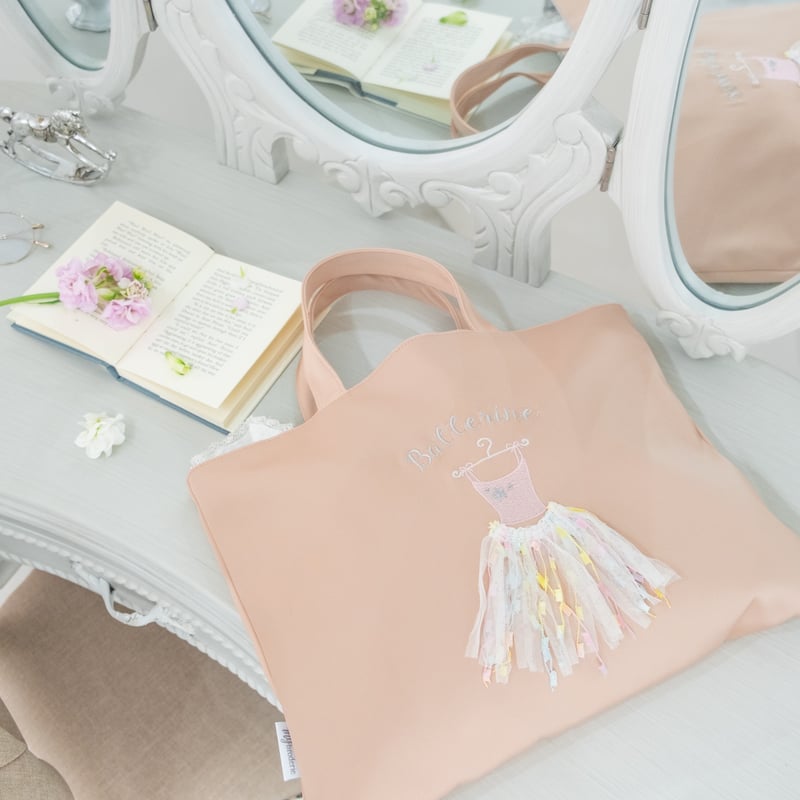 バレリーナレッスンバッグ -pink- | MYbroderie