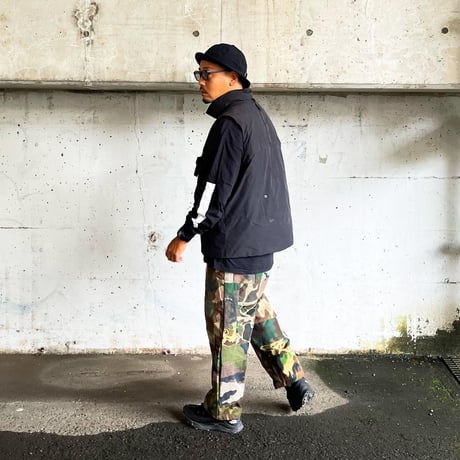 【Used Remake】Military Patchwork Easy Pants
