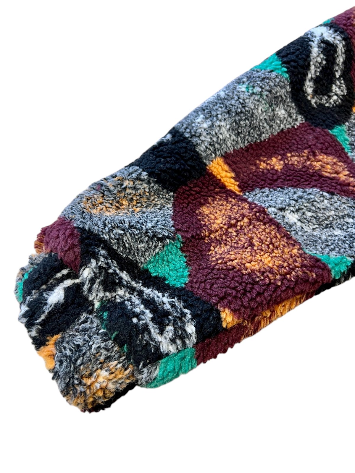 Revo.】JACQUARD BOA ZIP UP JACKET | OVER THE DA