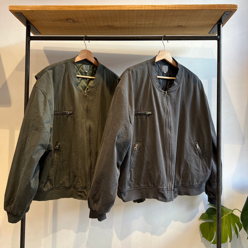 Revo.】PIGMENT PADDED FLIGHT JACKET | OVER THE