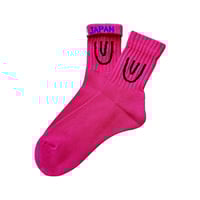 【ching&co.】SYMBOL "SHORT" SOCKS / PINK