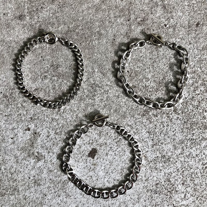 O.T.D.T】18cm シンプルチェーン真鍮ブレスレット Made in JAPAN |