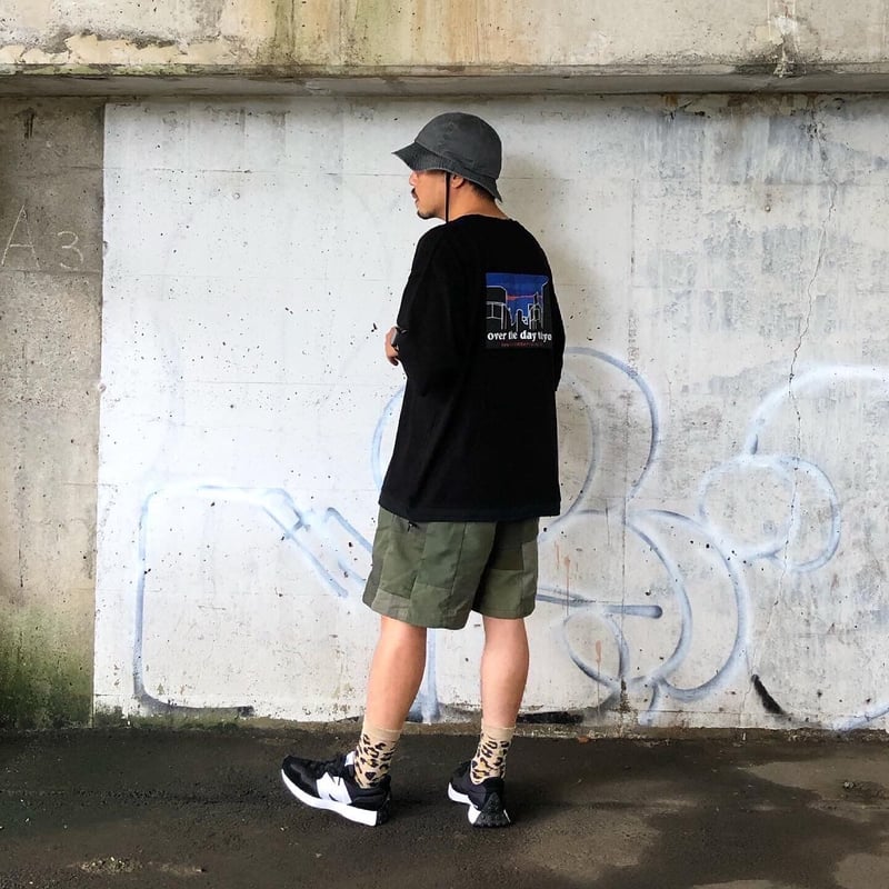 新品リメイク‼︎ nature field ビブパンツ　カーキ　Ｌサイズ Field Pants – Remake by Yi