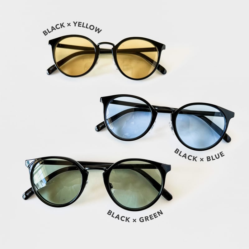 SELECT】BOSTON SUNGLASSES コンビ -UV CUT- 5Col | O
