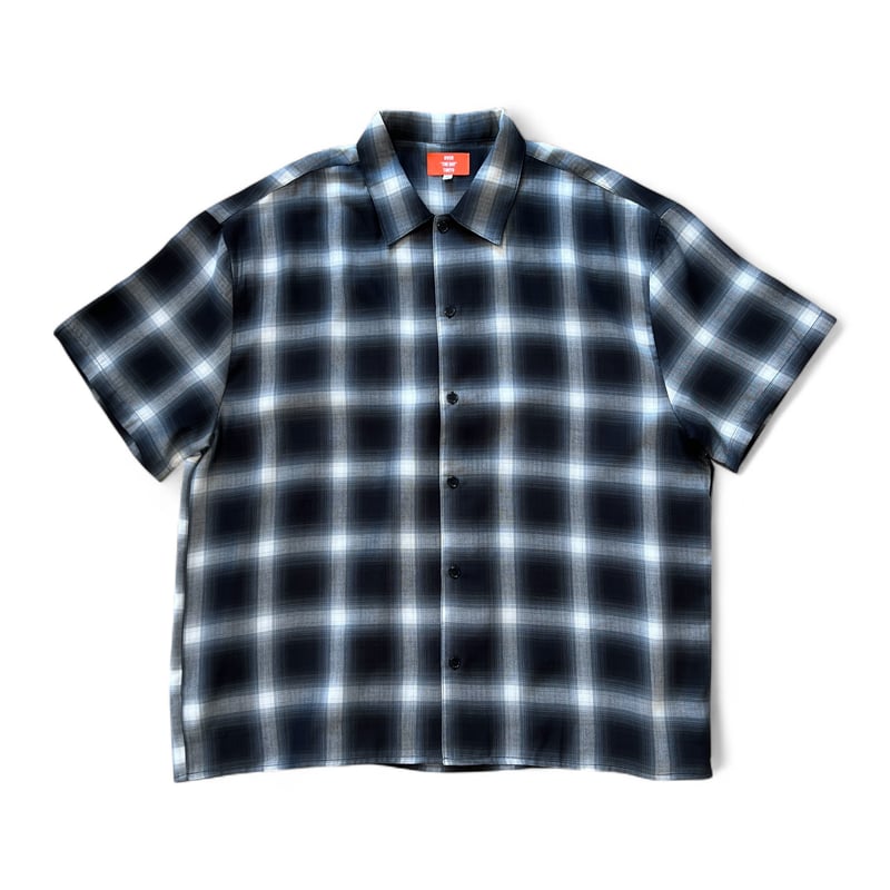 O.T.D.T】OMBRE CHECK COTTON SS SHIRT | OVER THE