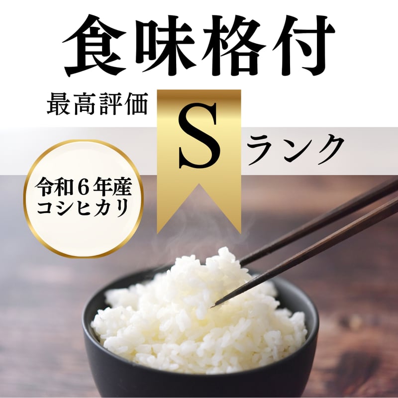 令和6年新潟産コシヒカリ2合(300g)【白米・玄米・分づき米 令和6年新潟産コシヒカリ2合(300g)【白米・玄米・分づき米