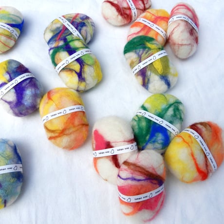 四角型　フェルトSOAP　ラベンダーブレンド NO.２